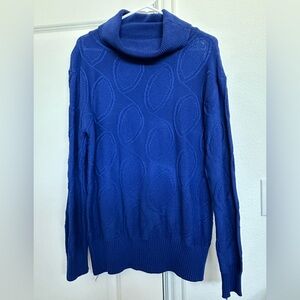 Jon & Anna Royal Blue Turtleneck Knit Top